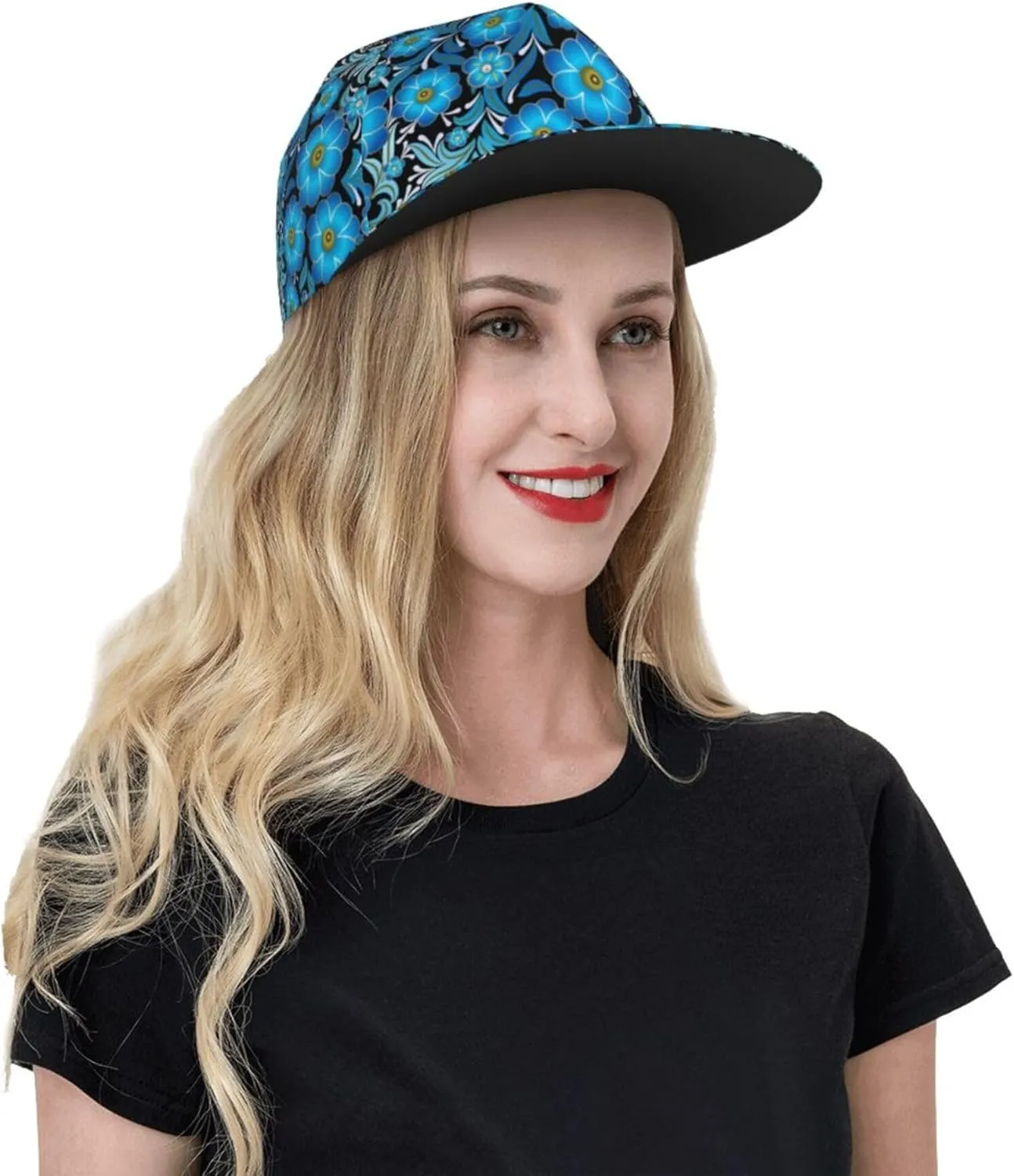 Snapback Hats for Men Women Fashion Japanese Koi Fish Baseball Cap Trucker Hat for Cycling Sports Running Golf Flat Brim Hats