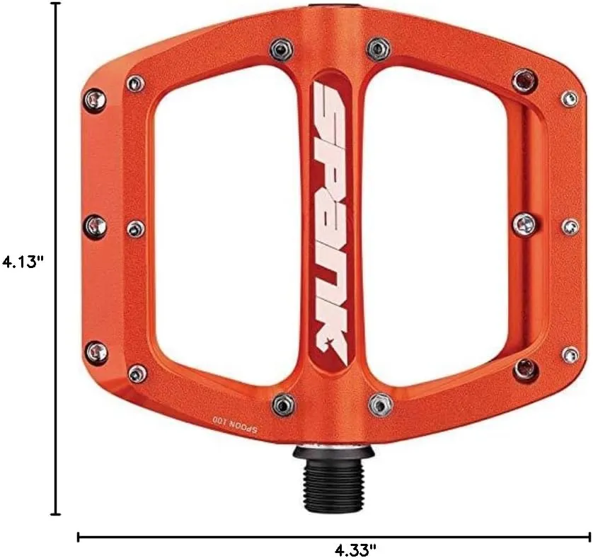 SPANK Spoon 110 Pedals. Dial Your fit with Spoon Flat Pedals Available to fit Adult US Size 11 and Upwards