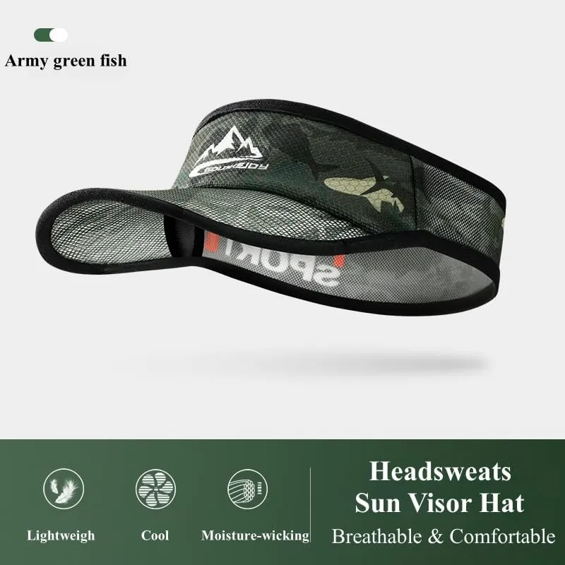 Sport Sun Visor Hats for Men Women Headsweats Sunvisor Cap for Men Women Sun Visors for Running, Golf, Tennis, Softball