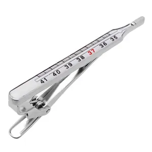 Thermometer Tie Clips