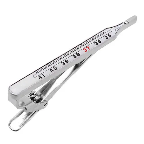 Thermometer Tie Clips