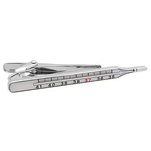 Thermometer Tie Clips