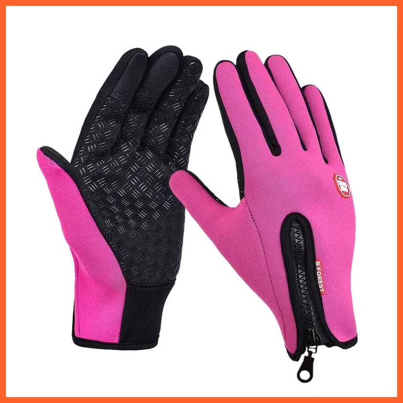 Unisex Winter Thermal Warm Cycling Bicycle Touch Screen Gloves