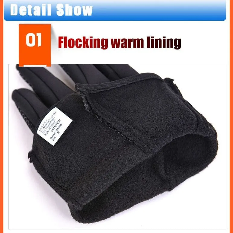 Unisex Winter Thermal Warm Cycling Bicycle Touch Screen Gloves