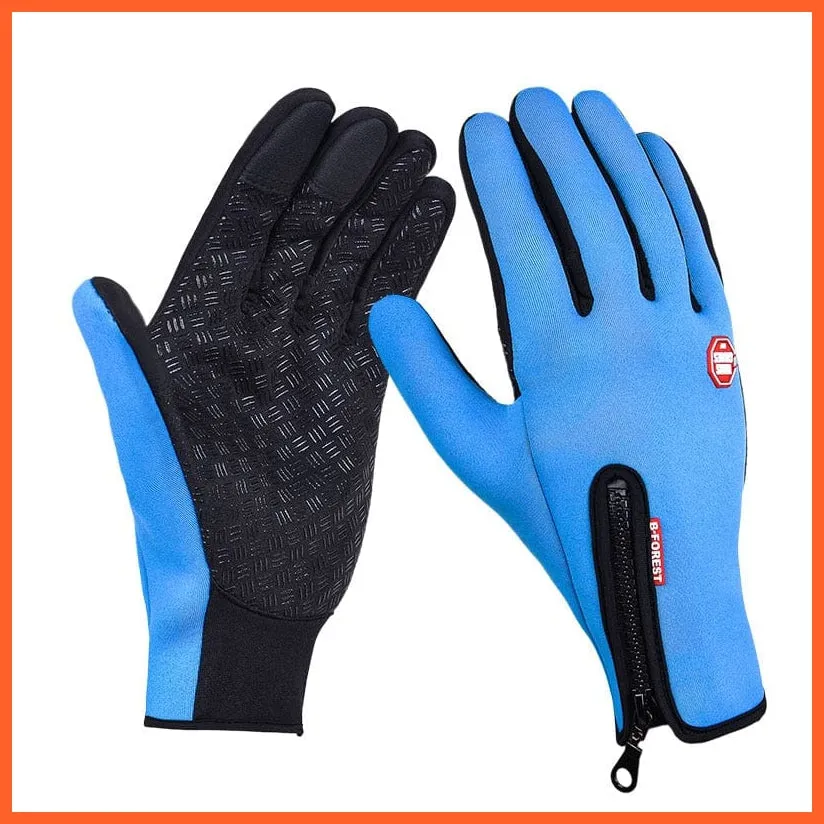 Unisex Winter Thermal Warm Cycling Bicycle Touch Screen Gloves