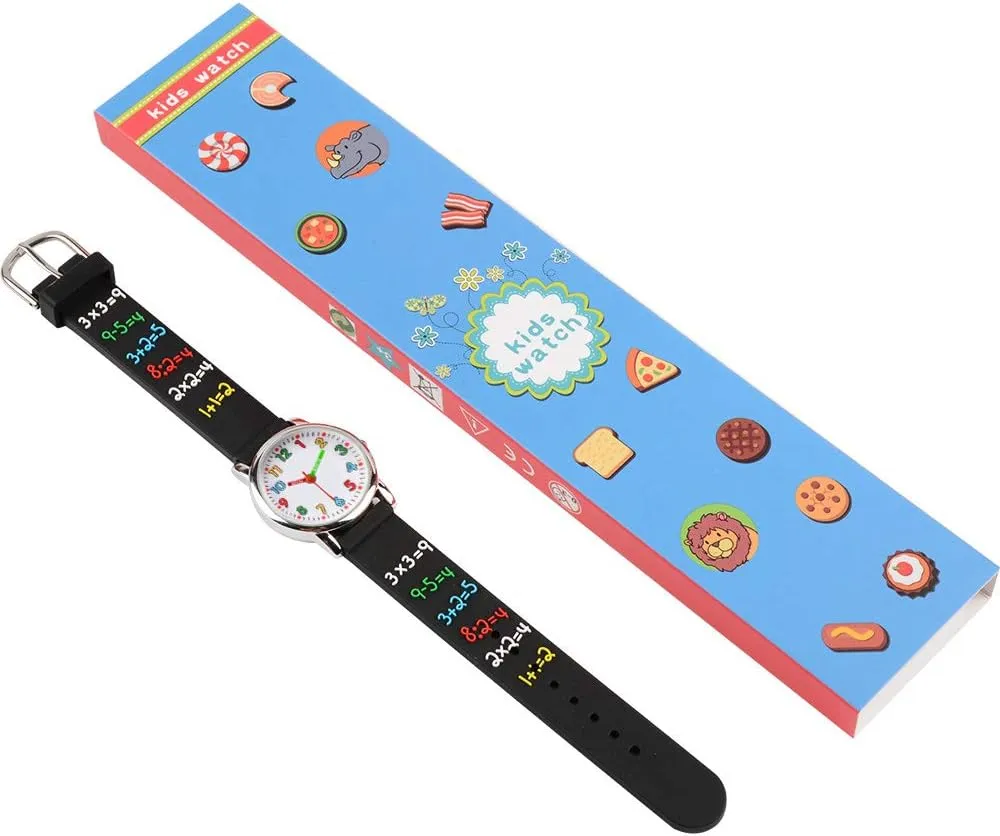 Venhoo Kids Watches 3D Cute Cartoon Waterproof Silicone Children Toddler Wrist Watches Time Teacher Gifts for 3-10 Ages Boys Little Child-Universe