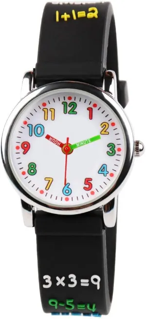 Venhoo Kids Watches 3D Cute Cartoon Waterproof Silicone Children Toddler Wrist Watches Time Teacher Gifts for 3-10 Ages Boys Little Child-Universe