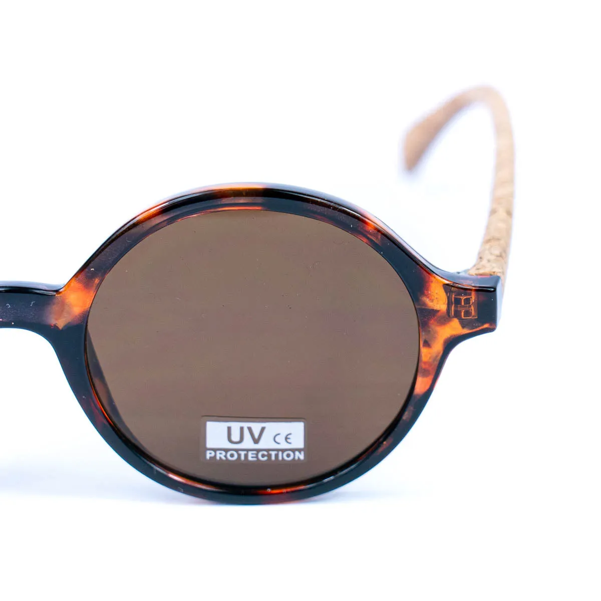 Women's Cork Sunglasses with UV Protection Lenses(Including case) L-1070