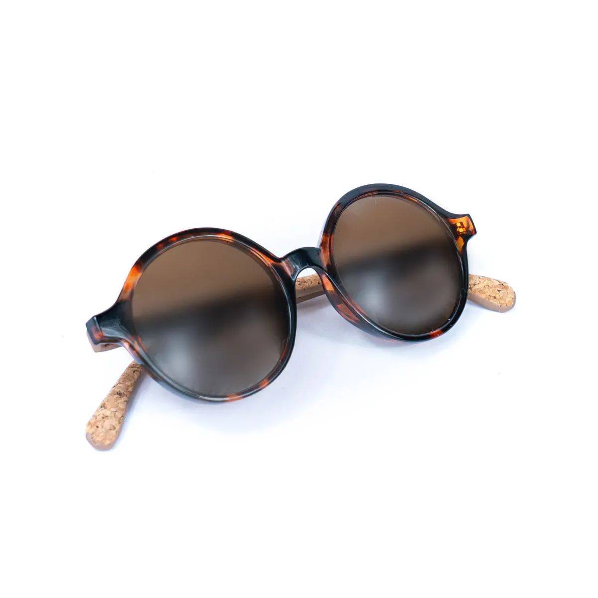 Women's Cork Sunglasses with UV Protection Lenses(Including case) L-1070